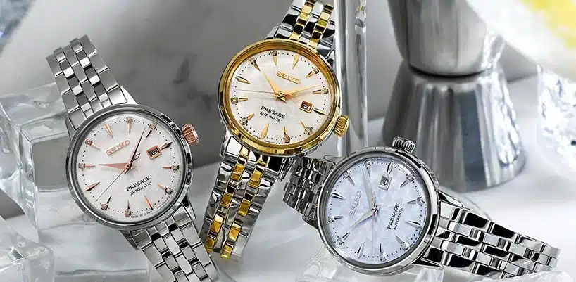 Introducing new Seiko Presage Cocktail Time Diamond Twist Ladies Watches |  Horologii